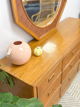 Load image into Gallery viewer, Vintage Cane Dixie Dresser