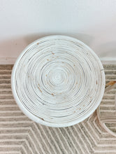 Load image into Gallery viewer, Pair of Coiled Rattan End Tables