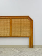 Load image into Gallery viewer, Queen Bamboo and Wicker Headboard