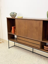 Load image into Gallery viewer, Mid Century Room Divider Shelf