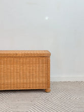 Load image into Gallery viewer, Wicker Storage Trunk