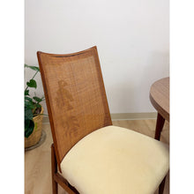 Load image into Gallery viewer, Kodawood Vintage Cane Back Dining Set Table Four Chairs MCM Dining Table