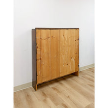 Load image into Gallery viewer, Vintage MCM Solid Walnut Four Shelf Bookcase Shallow Display MidCentury Shelving