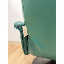 Load image into Gallery viewer, Chairworks Teal Adjustable Recliner Stressless Style Vintage Lounge Chair Retro