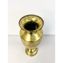 Load image into Gallery viewer, WWII 1944 Brass Trench Art Vase Inert Ammo Primer Vintage Military Collector