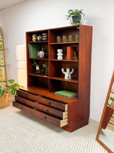 Load image into Gallery viewer, Danish Mid Century Modern Rosewood Shelf unit