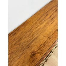 Load image into Gallery viewer, Vintage MCM Bassett Nine Drawer Fluted Dresser Brass Pulls and Trim Mid Century