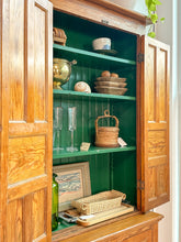 Load image into Gallery viewer, Antique Pine 2 Piece Cabinet