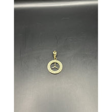 Load image into Gallery viewer, 14k Yellow Gold Mercedes Pendant 3.1 Grams Gold Jewelry