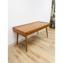 Load image into Gallery viewer, Crate and Barrel MCM Executive Desk Three Drawers Home Office Table