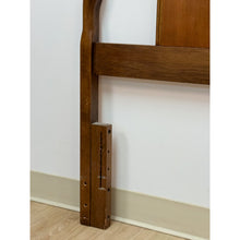 Load image into Gallery viewer, United Furniture MCM Solid Walnut Queen Headboard Vintage Solid Wood Piece