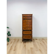 Load image into Gallery viewer, Ficks Reed Faux Bamboo Lingerie Chest Eight Drawers Brass Hollywood Regency