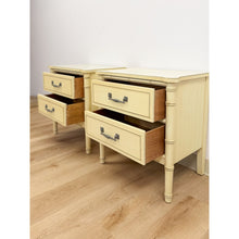 Load image into Gallery viewer, Vintage Henry Link Bali Hai Coastal Hollywood Regency Cream Nightstands