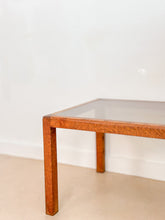 Load image into Gallery viewer, Mid Century Smoky Glass Side Table
