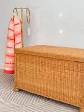 Load image into Gallery viewer, Wicker Storage Trunk