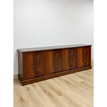 Load image into Gallery viewer, Aurora Mahogany Credenza Sideboard Locking Belgium Mid Century Transitional