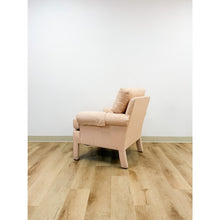 Load image into Gallery viewer, Vintage Drexel Heritage Pink Upholstered Armchair Post Modern, Hollywood Regency