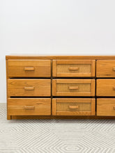 Load image into Gallery viewer, 9 Drawer Cane Front Dresser