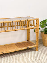 Load image into Gallery viewer, Burnt Bamboo Regency Console Table