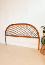 Load image into Gallery viewer, King Arched Rattan Headboard
