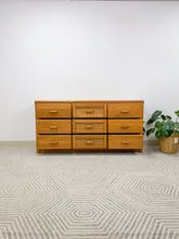 Load image into Gallery viewer, 9 Drawer Cane Front Dresser