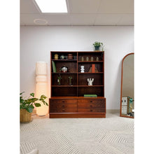 Load image into Gallery viewer, Danish Modern Rosewood Shelf Unit Bookcase Cabinet Made in Denmark