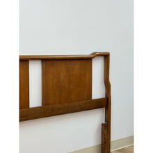 Load image into Gallery viewer, United Furniture MCM Solid Walnut Queen Headboard Vintage Solid Wood Piece