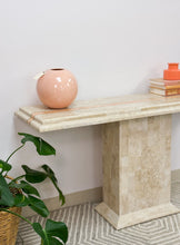 Load image into Gallery viewer, Tessellated Stone Console Table