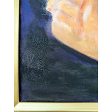 Load image into Gallery viewer, Conch Shell Still Life Original Painting Elinor White, Gold Frame Oil on Canvas