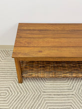 Load image into Gallery viewer, Woven Wood Coffee Table