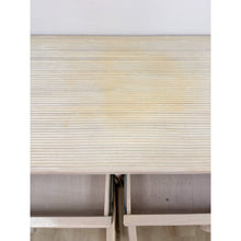 Load image into Gallery viewer, Vintage Coastal Lightwash Blonde Pencil Reed Rattan Sideboard, Buffet, Credenza