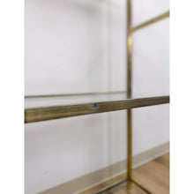 Load image into Gallery viewer, Vintage Milo Baughman Style Brass Tone Etagere Shelf Vintage Hollywood Regency