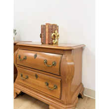 Load image into Gallery viewer, Vintage Century Furniture Provincial Curvy Nightstand Pair Classic Bedroom Table