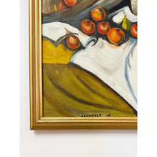 Load image into Gallery viewer, Vintage Original Signed By Leonello 1965 Fruit Still Life Acrylic Canvas