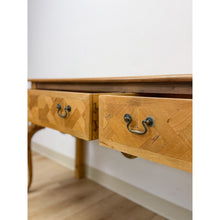 Load image into Gallery viewer, Rare Handmade Inlaid Solid Pine Organic Modern Designer Console Table