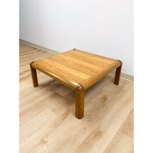 Load image into Gallery viewer, Vintage Lane Altavista Walnut Coffee Table MCM Square Blonde Wood Round Edges