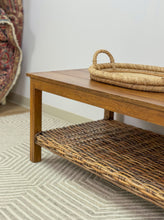 Load image into Gallery viewer, Woven Wood Coffee Table