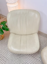 Load image into Gallery viewer, Pair of Postmodern Leather Swivel Gliders