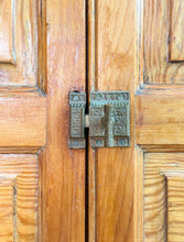 Load image into Gallery viewer, Antique Pine 2 Piece Cabinet