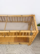 Load image into Gallery viewer, Burnt Bamboo Regency Console Table