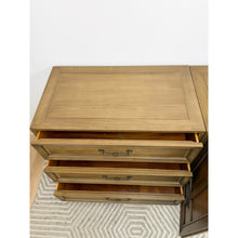 Load image into Gallery viewer, MCM Modular Three Piece Buffet Console Server Vintage Grey Green Server