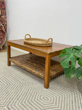 Load image into Gallery viewer, Woven Wood Coffee Table