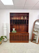 Load image into Gallery viewer, Danish Rosewood Wall Shelf Unit