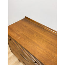 Load image into Gallery viewer, Vintage Dresser Broyhill Sculptra MCM Six Drawer Lowboy Bronze Walnut 1960s