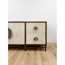 Load image into Gallery viewer, John Richard Designer Amethyst Geode Stone Credenza, Modern Statement Piece