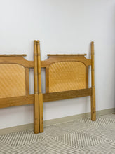 Load image into Gallery viewer, Pair of Faux Bamboo Twin Headboards