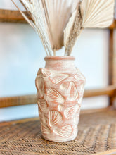 Load image into Gallery viewer, Shell Imprinted Terracotta Vase
