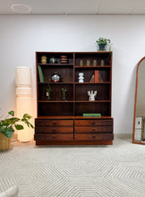 Load image into Gallery viewer, Danish Mid Century Modern Rosewood Shelf unit