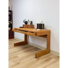 Load image into Gallery viewer, Vintage Handmade Organic Modern Pine Plywood Desk, Lou Hodges Style MCM