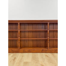 Load image into Gallery viewer, 1 of 1 Handmade Burlwood MCM Double Sided Shelf Room Divider 12 ft Extra Long